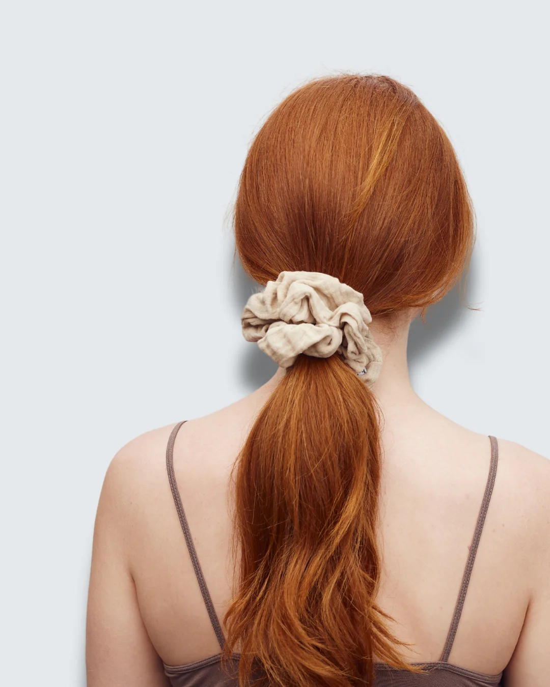 Cotton Scrunchies, XXL, 3-Pack, Coffee - Image 3