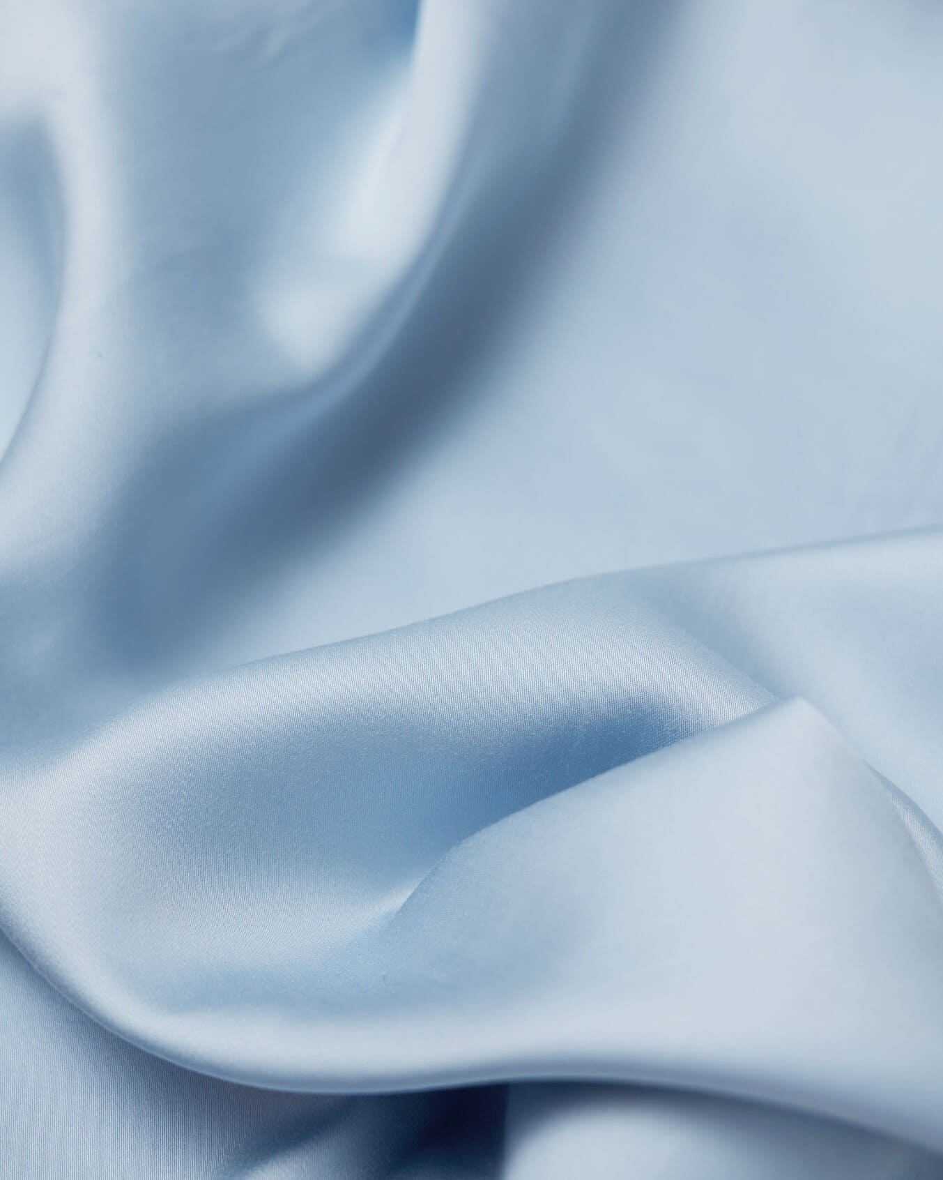 Silky Bamboo Pillowcase, Sky Blue - Image 6